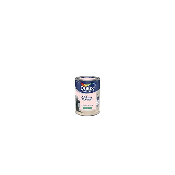 Peinture Crème de Couleur - Bouton De Rose - Satin - 125L