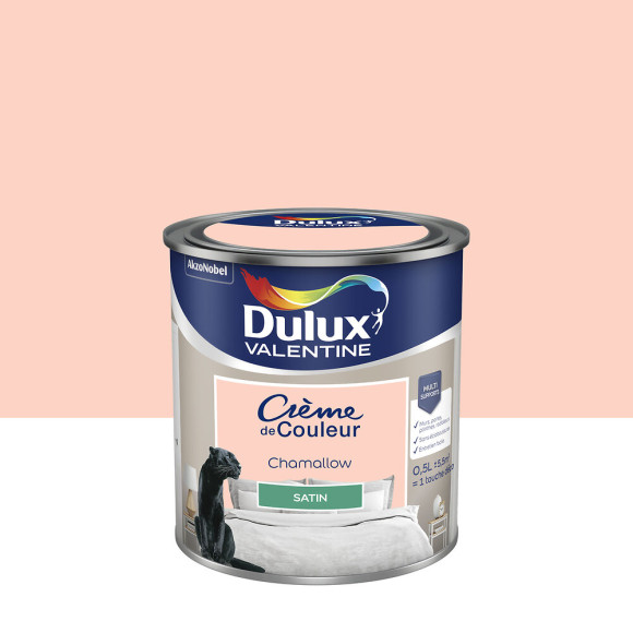 Peinture Crème de Couleur - Chamallow - Satin - 05L