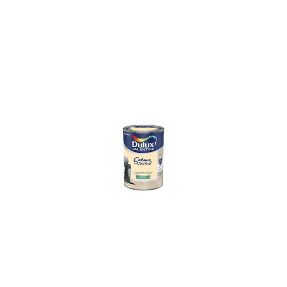 Peinture Crème de Couleur - Coquille d'oeuf - Satin - 125L