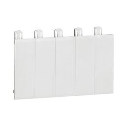 Obturateur pour coffret - bande de 5modules - blanc