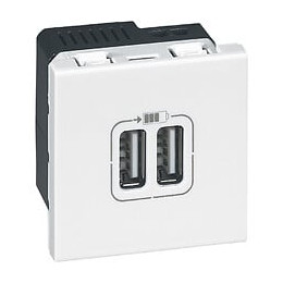 Mosaïc Prise Chargeur Double Usb 1500ma