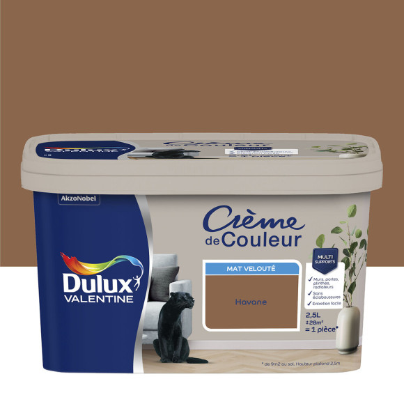 Peinture Crème de Couleur - Havanne - Mat - 25L