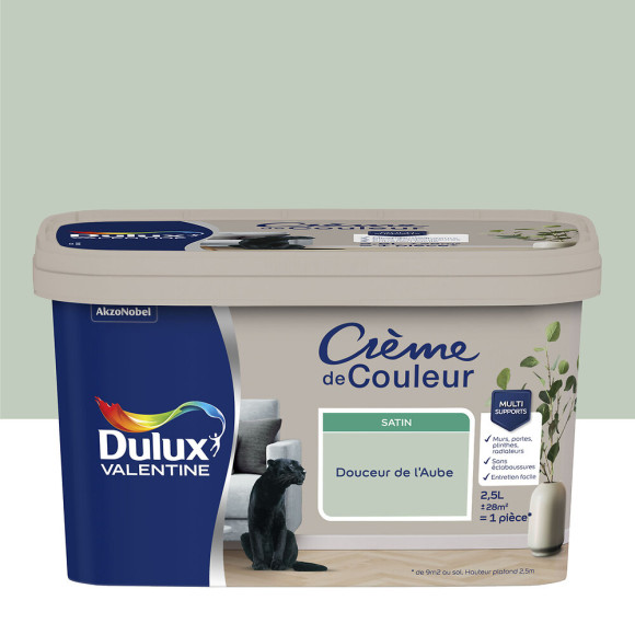 Peinture Crème de Couleur - Douceur Aube  - Satin - 25L