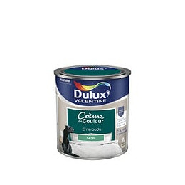 Peinture Crème de Couleur - Emeraude - Satin - 05L