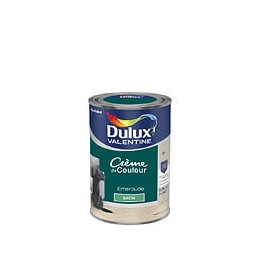 Peinture Crème de Couleur - Emeraude - Satin - 125L