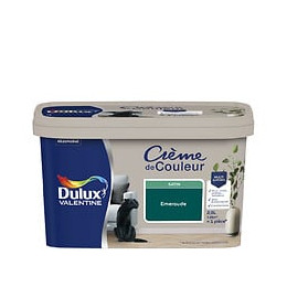 Peinture Crème de Couleur - Emeraude - Satin - 25L