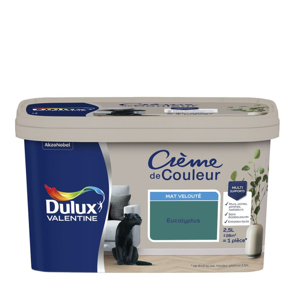 Peinture Crème de Couleur - Eucalyptus - Mat - 25L