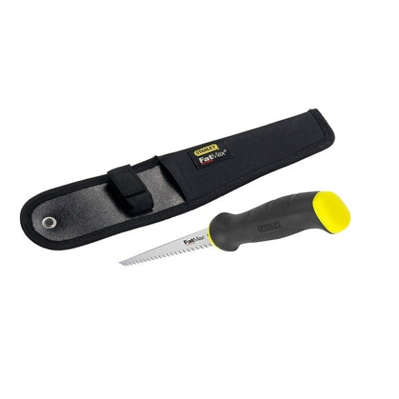 Scie a guichet speciale panneaux de platre 150mm + etui fatmax