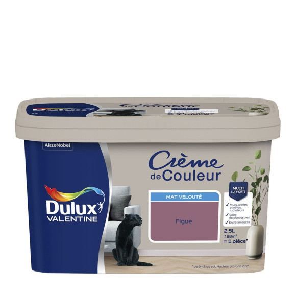 Peinture Crème de Couleur - Figue - Mat - 25L