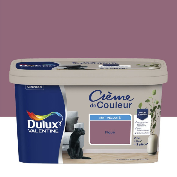 Peinture Crème de Couleur - Figue - Mat - 25L