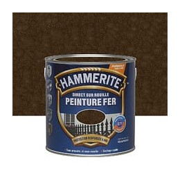 Peinture Hammerite Direct sur Rouille - Martele - Chataîgne - 25L