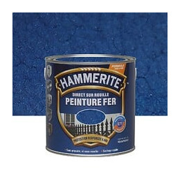 Peinture Hammerite Direct sur Rouille - Martele - Bleu nuit - 25L