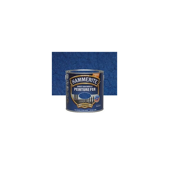 Peinture Hammerite Direct sur Rouille - Martele - Bleu nuit - 25L