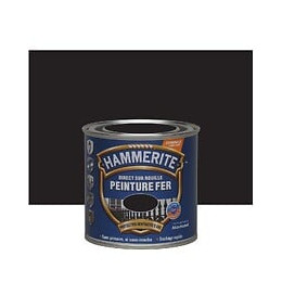 Peinture fer Hammerite Direct sur Rouille Brillant Noir 025L