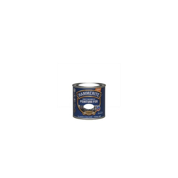 Peinture fer Hammerite Direct sur Rouille Brillant Blanc 025L