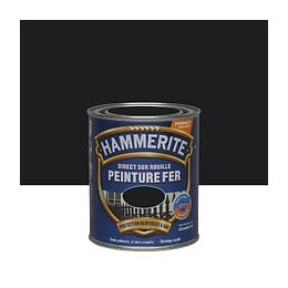 Peinture Direct sur Rouille - Noir - Brillant - 075L