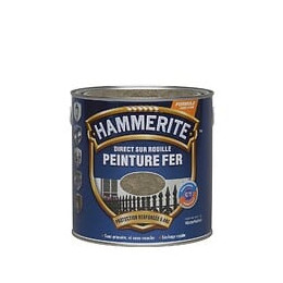 Peinture fer Hammerite Direct sur Rouille Martele Bronze 025L