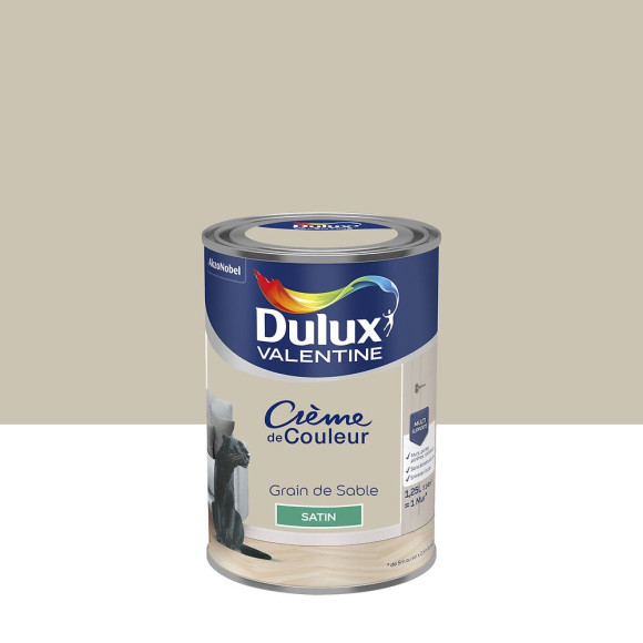 Peinture Crème de Couleur - Grain de Sable - Satin - 125L