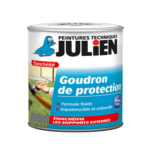 JULIEN Vernis Nois - Goudron de Protection Noir Satin 25 L