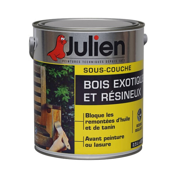 Sous-couche pour bois exotiques et resineux - Effet satin - 2.5L