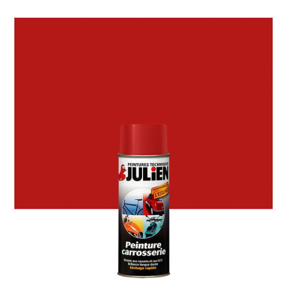 Peinture carrosserie VEHIDECOR BRILLANT Rouge Vif 37092 aerosol 400ml