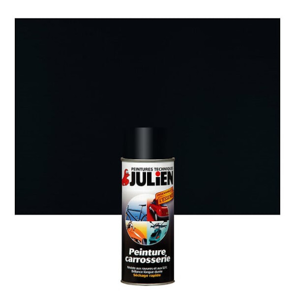 Peinture carrosserie VEHIDECOR BRILLANT Noir Metal 37056 aerosol 400ml