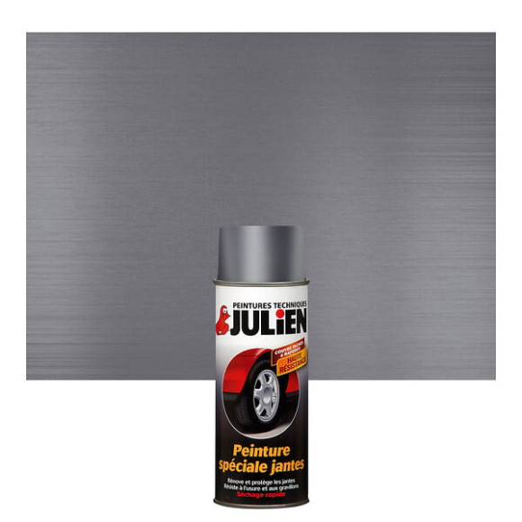 Peinture SPECIALE JANTES BRILLANT Aluminium aerosol 400ml