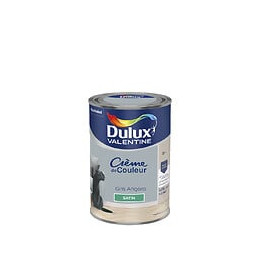 Peinture Crème de Couleur - Gris Angora - Satin - 125L