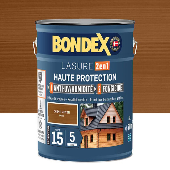 lasure bondex 2en1 5ans ch mo sat 5l