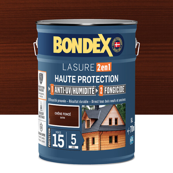 lasure bondex 2en1 5ans ch ru sat 5l