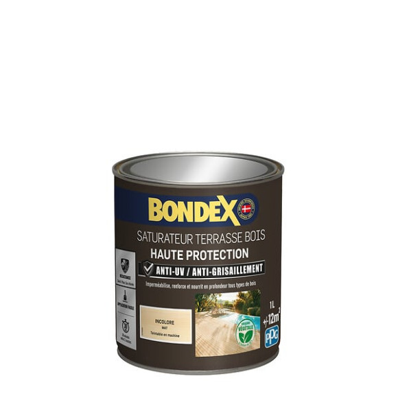 Bondex saturateur incolore - Mat - 1L