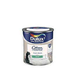 Peinture Crème de Couleur - Matin Blanc - Satin - 05L