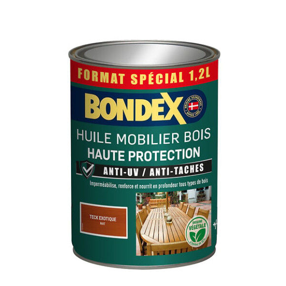 Bondex huile mobilier teck mat 1.2l