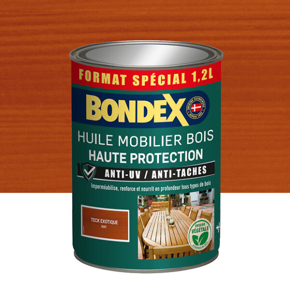 Bondex huile mobilier teck mat 1.2l