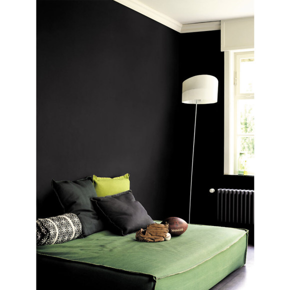 Peinture Crème de Couleur - Noir - Satin - 05L