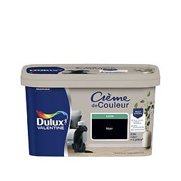 Peinture Crème de Couleur - Noir - Satin - 25L