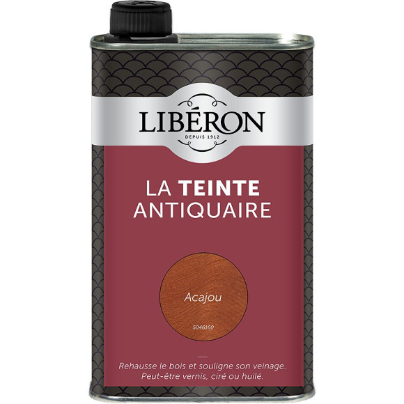 Teinte antiquaire bois durs Acajou Bidon 0.5l