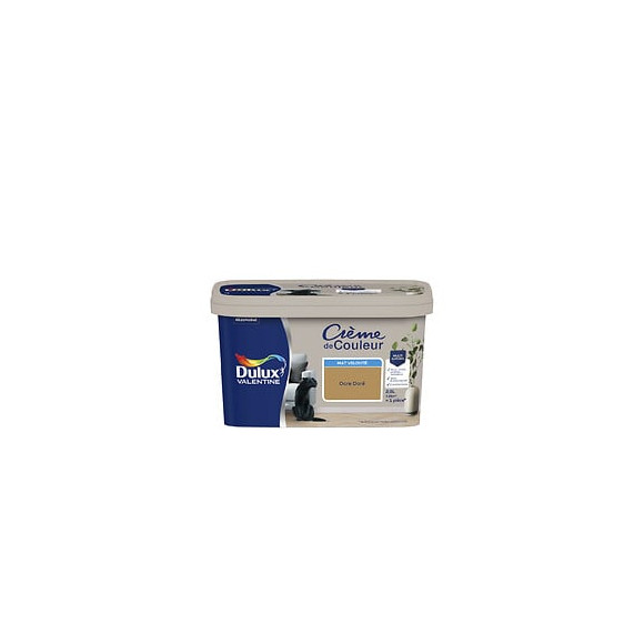 Peinture Crème de Couleur - Ocre Doré - Mat - 25L