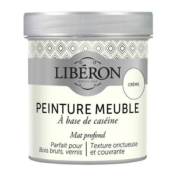 Peinture meuble Caseine - Crème - Mat - 05L