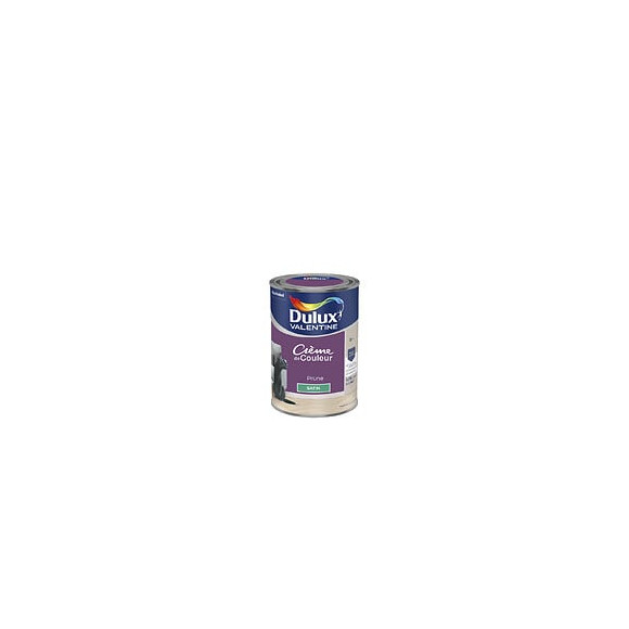 Peinture Crème de Couleur - Prune - Satin - 125L