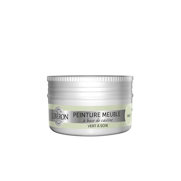 Peinture meuble Caseine Mat Vert à  Soie Pot 75ml