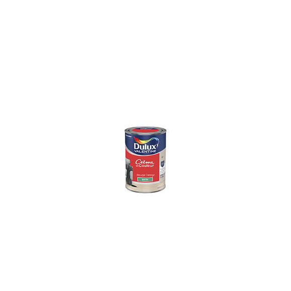 Peinture Crème de Couleur - Rouge Design - Satin - 125L