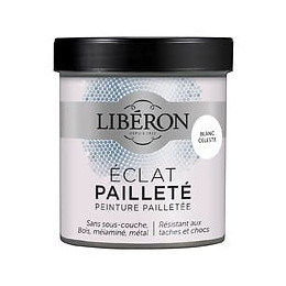 Peinture L'eclat paillete Blanc celeste Pot 0.5l