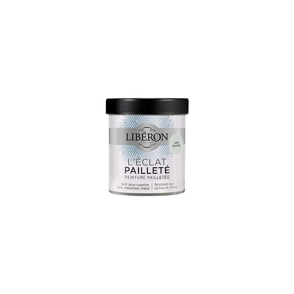 Peinture L'eclat paillete Gris eclipse Pot 0.5l