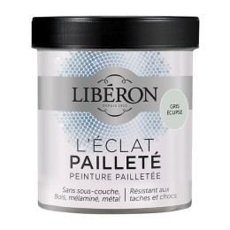 Peinture L'eclat paillete Gris eclipse Pot 0.5l