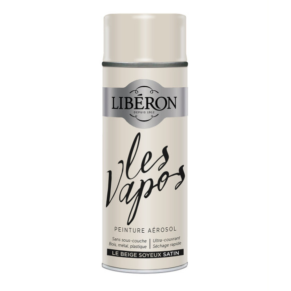 Peinture Les Vapos Satin Le beige soyeux Aerosol 400ml