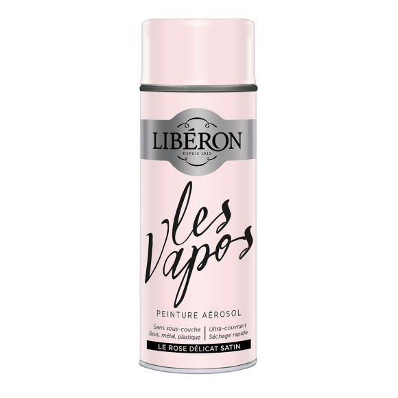 Peinture Les Vapos Satin Le rose delicat Aerosol 400ml