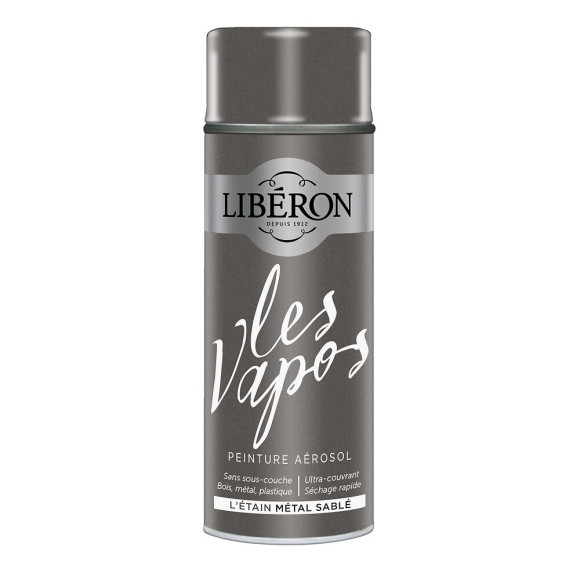 Peinture Les Vapos Metal L'etain Aerosol 400ml