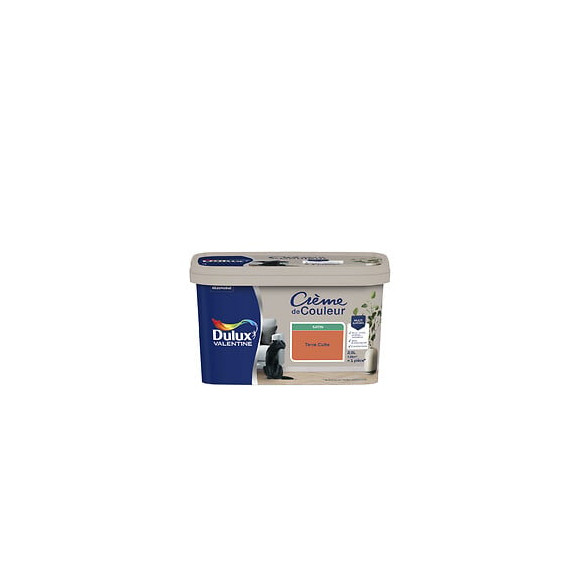 Peinture Crème de Couleur - Terre Cuite - Satin - 25L