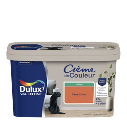 Peinture Crème de Couleur - Terre Cuite - Satin - 25L